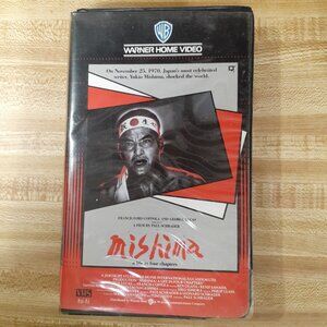 Mishima A Life in Four Chapters 1985 VHS Clamshell Hastings Rental Paul Schrader